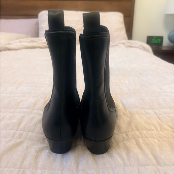 Veronica Beard Black Leather Boots